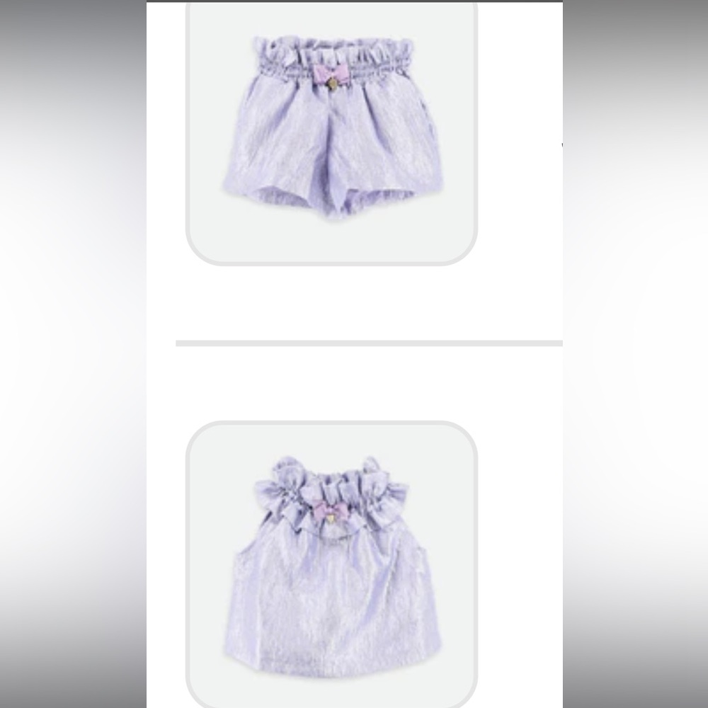 Angel’s Face toddler purple  elegant two piece set